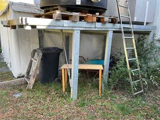 Réservoir en acier chromé avec coulissement