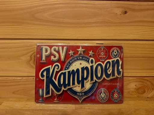 Metalen reclamebord 30x20cm