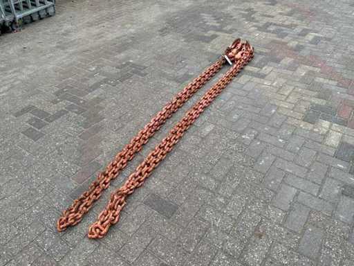 Hijsketting tweesprong 10 ton 5.85M