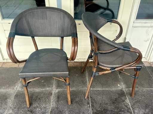 Terrassenstuhl Schöner Mokka (12x)