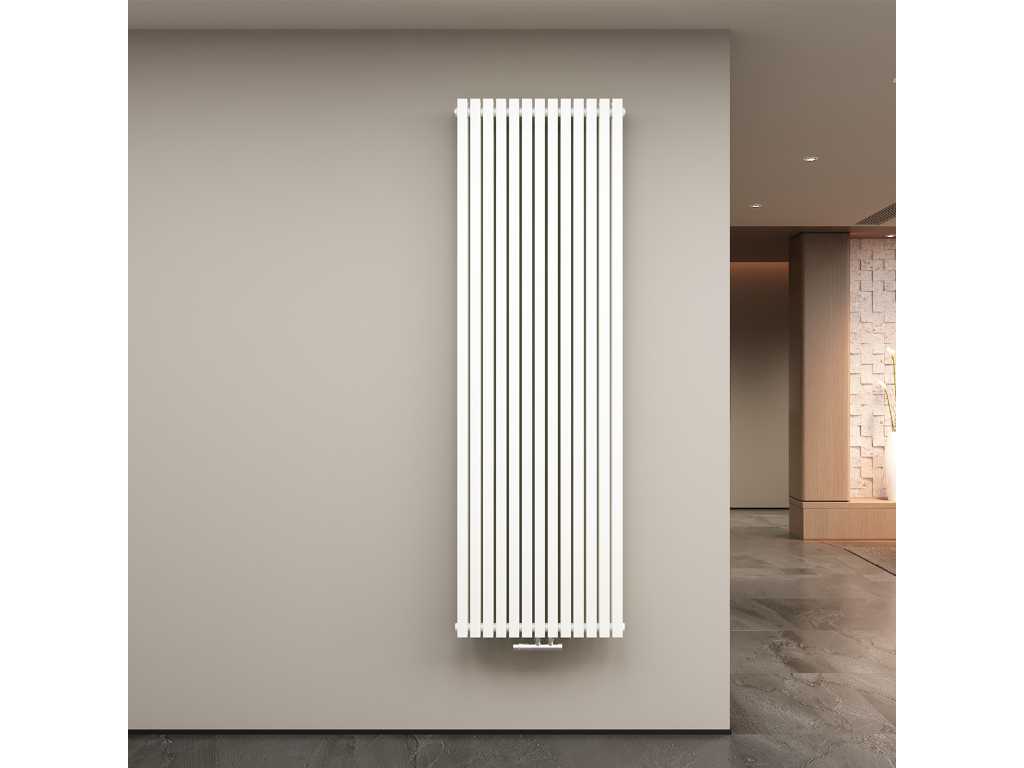 1 x H1800xW600 Radiateur double design Vero blanc mat