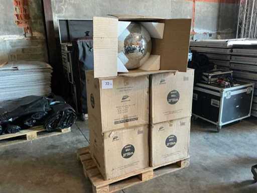 JBSystems 50 cm Mirror Ball (5x)