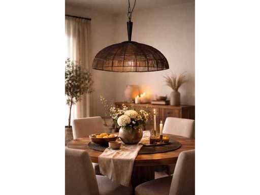 Riverdale Hanglamp Ise 77cm zwart