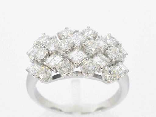 Gouden ring met diamanten 2.70 carat