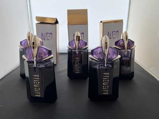 5x Mugler Alien Perfume