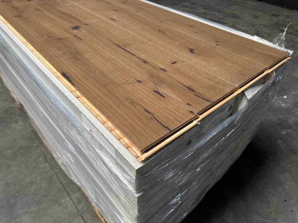 66,48 m2 Multiplank oak parquet XL - 2200 x 180 x 14 mm