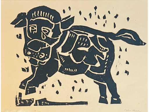Peter Alma - woodcut - from 1 euro