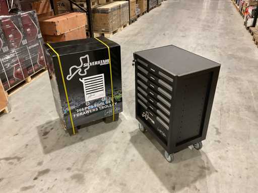 2025 - Silverstahl 7 Schubladen, 266 Stück Limited Edition Werkzeugwagen