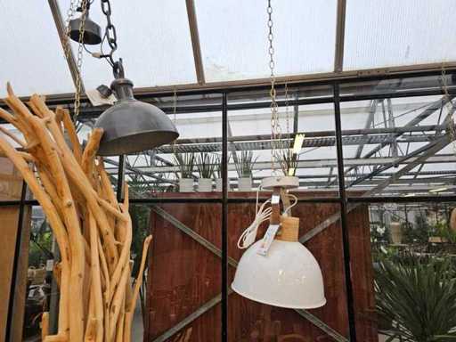 Set van 3 Designer Pendellampen - Noble Industrieel Design