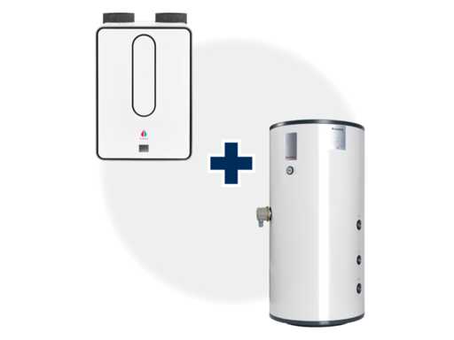 Inventum - Ecolution Modul Air Solo 62070000-2 - Pompe à chaleur + chaudière de 150L