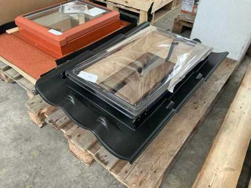 Ubbink PE Skylight 9 pans Hollow (385x665 mm)