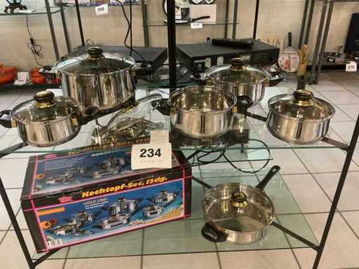 GSW Goldline 12-piece Cooking Pot Set