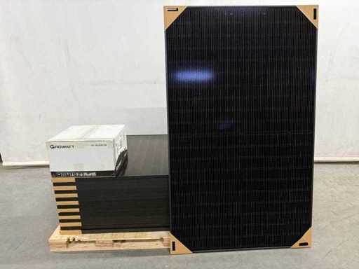 Jinko - Zestaw 16 paneli słonecznych - Growatt 5 kW