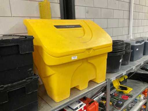 Boîte en plastique pour le sel de route