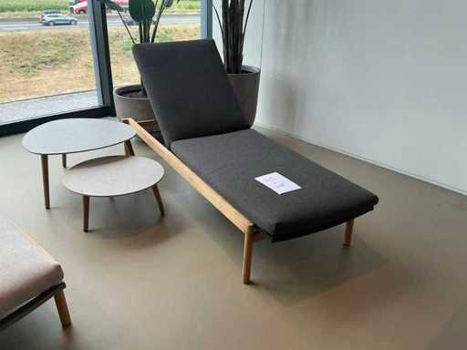 Diphano Newport Holzliegestuhl