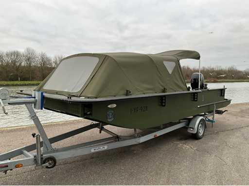 Arynboats Model 700, 40hp Mercury