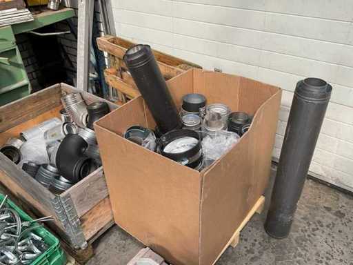 Chimney pipe concentric