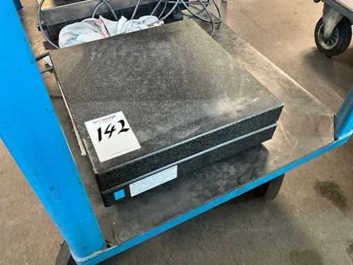 Superficie in granito e piastra di misura (2x)