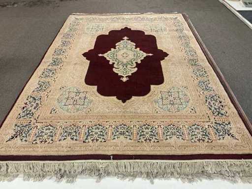Covor indian legat manual din lână (6x)