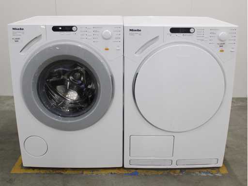 Miele W 1713 SoftCare System Washing Machine & Miele T 7744 C SoftCare System Dryer