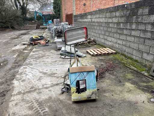 Verschiedene Bauleuchten (4x)