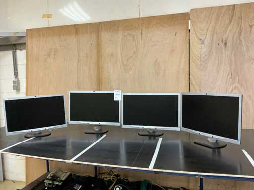 Moniteur Philips AMVA LED 241P4Q (4x)