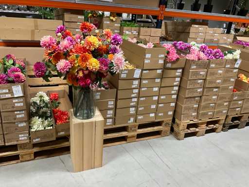 Horse copper, Emerald Dahlia Artificial flowers