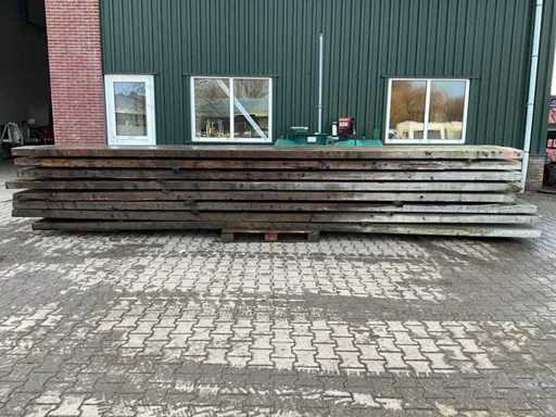 Houten schot/balk (8x)
