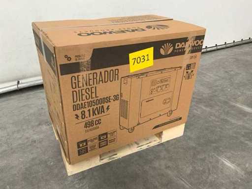 Daewoo - 2026 - DDAE10500DSE-3G - Generatore elettrico 8,1KVA