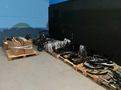 Grote partij fietsonderdelen