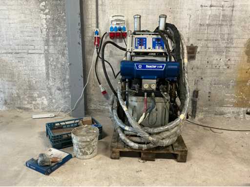 Graco Reactor E-20 Spuitmachine Polyeurea met benodigdheden