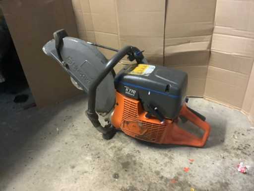 Scie à béton Husqvarna k770 2021