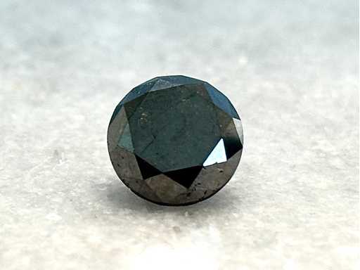 Diamant 3.68 carat echte natuurlijke zwarte diamant