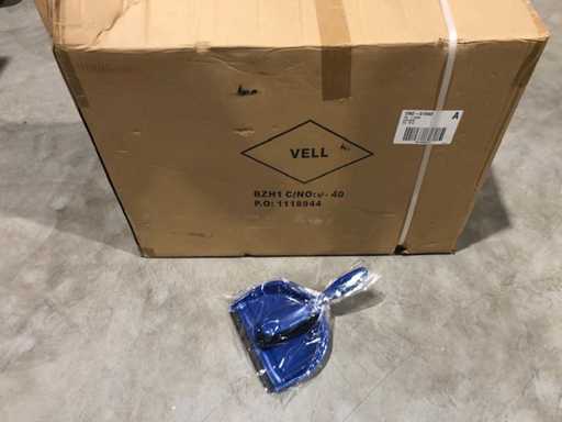 Spazzola a mano e paletta in plastica (45x)