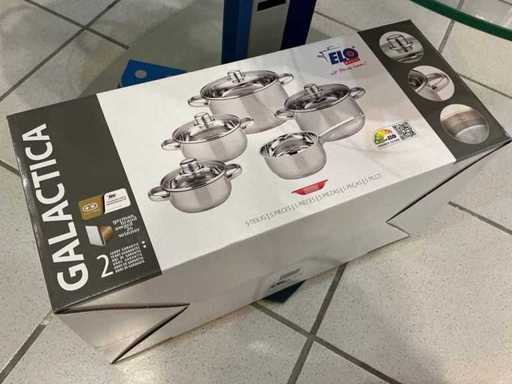 Elu Galactica 9-piece cooking pot set
