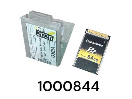 Panasonic - P2 64 GB geheugenkaartset (6x)
