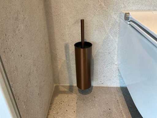 Brosse murale et porte-papier toilette