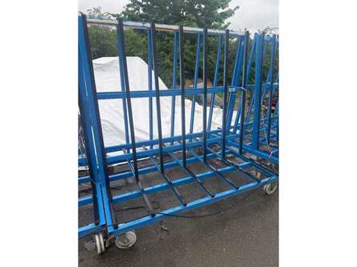 - Glass Transport Trolleys - - Window Frame Castors Glass Transport Trolleys Transport Trolleys