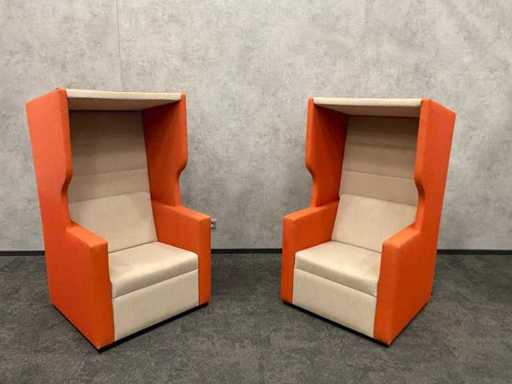 2x Palau Tank - akoestische belstoel