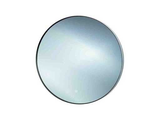 Qisani - Flow - Mirror with ring stainless steel 75 cm