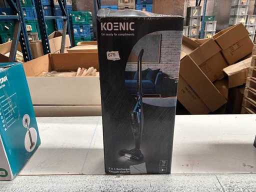 KOENIC KVR 29620 – Aspiradora inalámbrica de palanca incluyendo aspiradora de mano