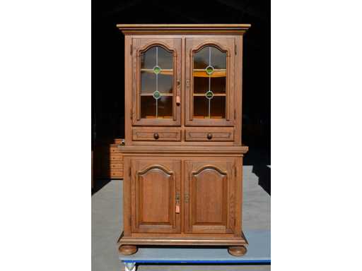 Vintage ladekast/vitrinekast