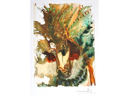 Salvador Dali - Bucéphale - lithograph