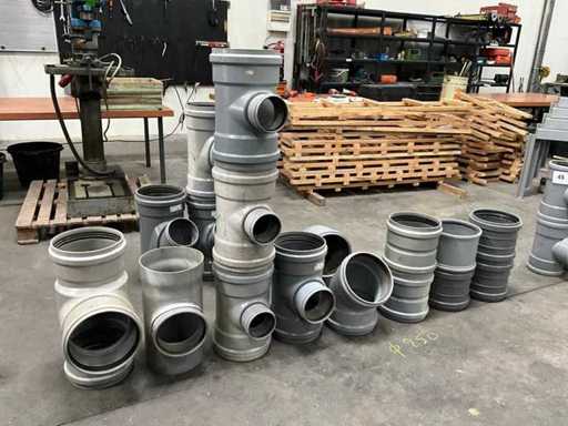 Partij diverse verbindingsstukken (17x) waaronder SDR