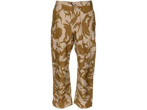 Pantalon britannique répulsif humide, camouflage désert DPM, comme neuf, taille 90/92/108 (R14) (5x)