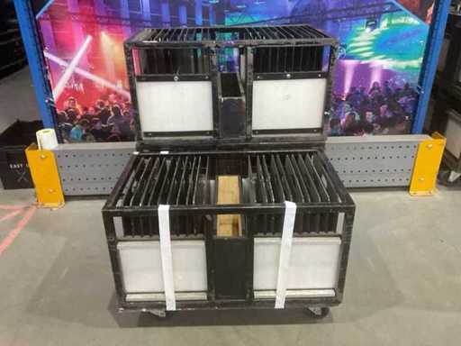 Vloerplaat (450x450) met trolley (60x)