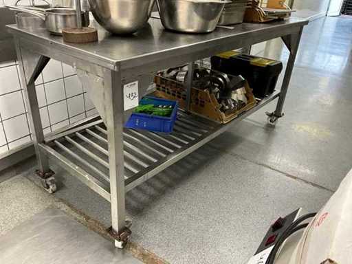 Masă de lucru din oțel inoxidabil