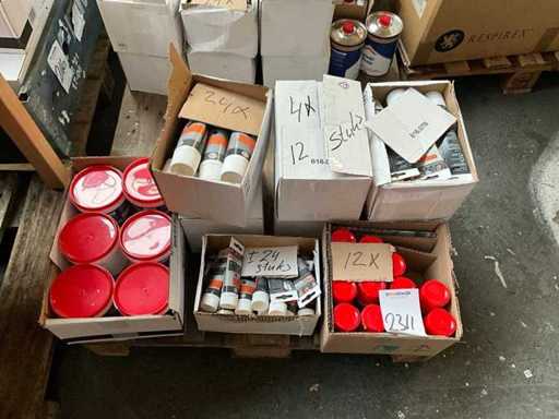 Various paints & fillers