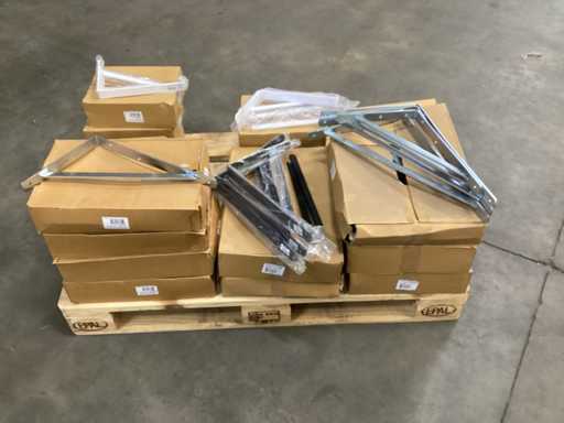 Starx mix du?o ró?nych wsporników pó?ek (100x)