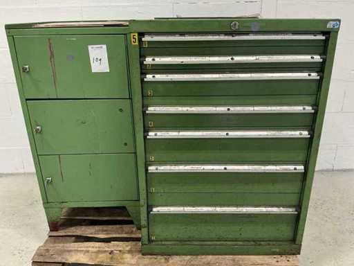 Gereedschapladen kast met inhoud